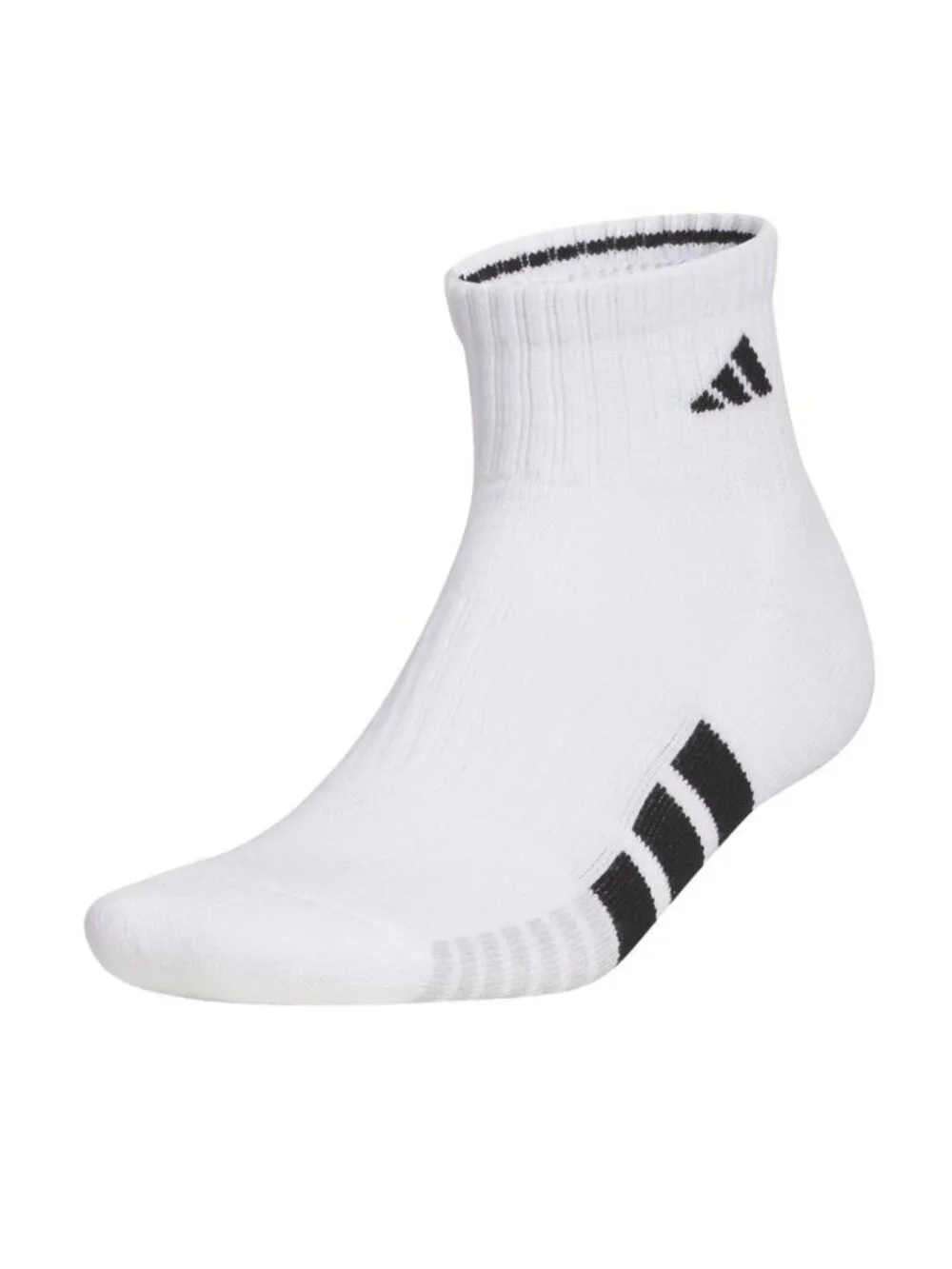 NWT Adidas Men's 6-12 White Climacool Quarter Socks 6-Pack